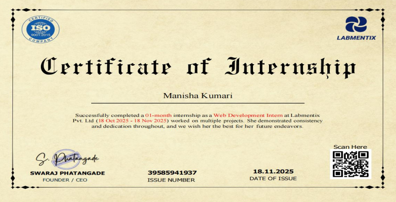Certificate 3